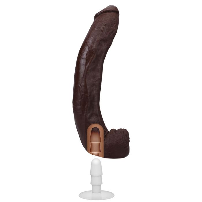 Dredd Realistic ULTRASKYN Dildo 34 Cm Bruin Kopen Bij Sextoyland