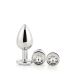 Buttplug Set Gleaming - Zilver