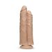 Dubbele Dildo met Zuignap Double Stuffed - Huidskleur